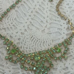 Antique glow glass Necklace